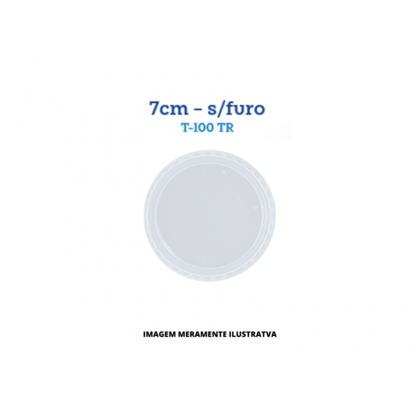 TAMPA - CRISTALCOPO - TRANSPARENTE 100ML - 100un